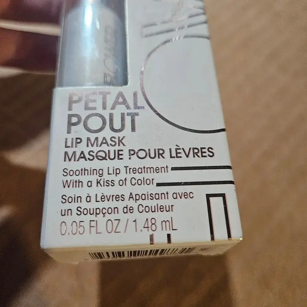 Flower Beauty Petal Pout Lip Mask BERRY-MORE LM7 ~ Tinted Soothing Lip Treatment